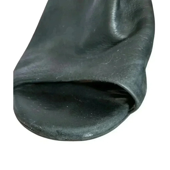 Nurture 9M Preslea Black Open Toed Sandal Slides Slip Ons - Picture 3 of 13